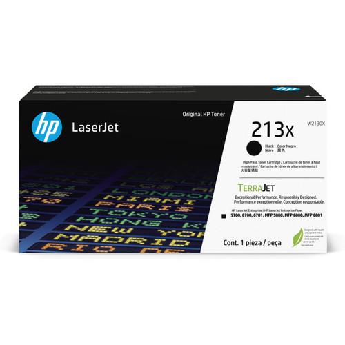 HP 213X Black Toner Cartridge - 9,000 pages