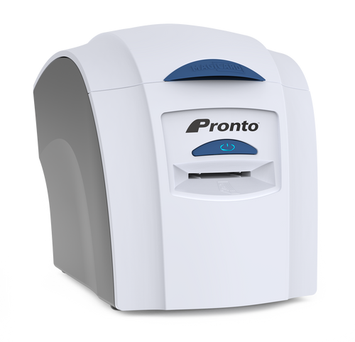 Magicard Pronto Single Feed Colour Card Printer Includes YMCKO Ribbon (100 yield) & 100 Plain Cards