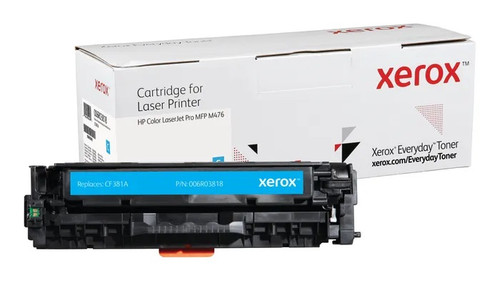 Xerox Everyday HP CF381A Cyan Toner - 2,700 pages Xerox Everyday HP CF381A Cyan Toner - 2,700 pages