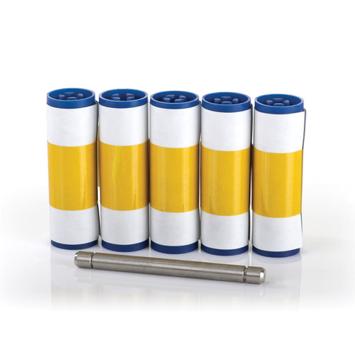 Cleaning Roller Kit - 5 Sleeves, 1 roller bar