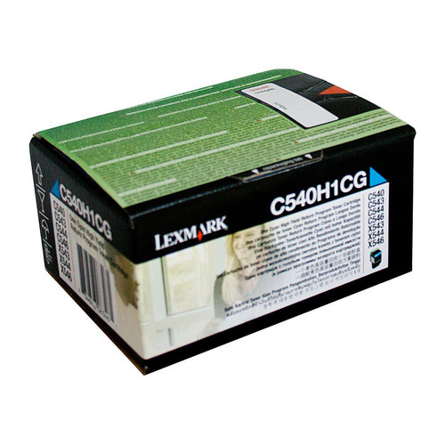 Lexmark C540 / 543 / X543 / C544 / X544 Cyan HY Prebate Toner Cartridge - 2,000 pages