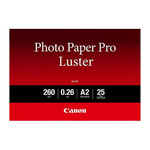 Canon Luster Photo Paper A2 - 25 Sheets Canon Luster Photo Paper A2 - 25 Sheets