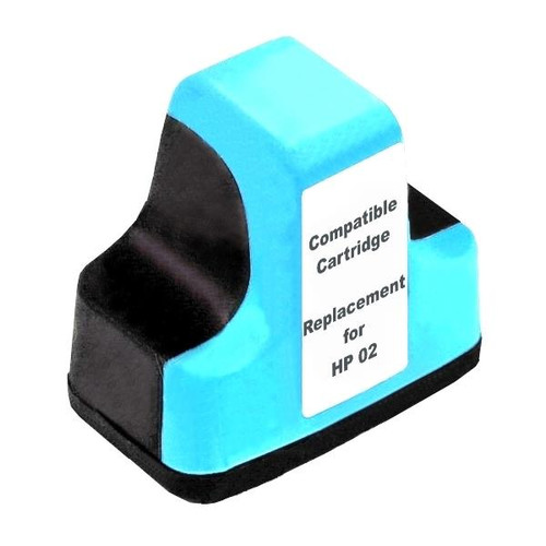 PREMIUM Compatible HP No.02 Light Cyan Ink Cartridge - 5.5ml