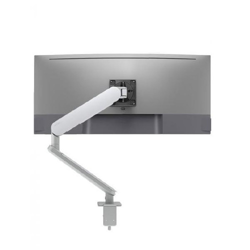 Atdec Ora High-Performance Monitor Arm F-Clamp - Up to 34" screens flat or curved 2-8kg, Silver
