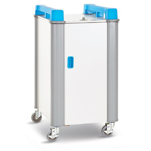 LapCabby 10 Vertical | 10-Device Mobile AC Charging Trolley for Laptops & Chromebooks up to 17" - Vertical LapCabby 10 Vertical | 10-Device Mobile AC Charging Trolley for Laptops & Chromebooks up to 17" - Vertical
