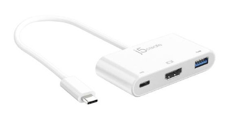 J5create JCA379 USB-C to HDMI & USB 3.0 and USB-C Power delivery Adaptor Hub (USB-C to 4K HDMI, USB-A 3.0 x 1, USB-C with power delivery 100W) J5create JCA379 USB-C to HDMI & USB 3.0 and USB-C Power delivery Adaptor Hub (USB-C to 4K HDMI, USB-A 3.0 x 1, USB-C with power delivery 100W)