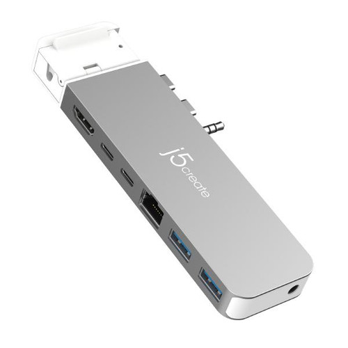 J5create JCD395 4K60 Pro USB4 Hub with MagSafe Kit Dual Display via USB-C/HDMI MacBookPro 2021/22 Air 2022 (USB-C to HDMI, 1xUSB-C, 2xUSB-A, RJ45,AUX) J5create JCD395 4K60 Pro USB4 Hub with MagSafe Kit Dual Display via USB-C/HDMI MacBookPro 2021/22 Air 2022 (USB-C to HDMI, 1xUSB-C, 2xUSB-A, RJ45,AUX)