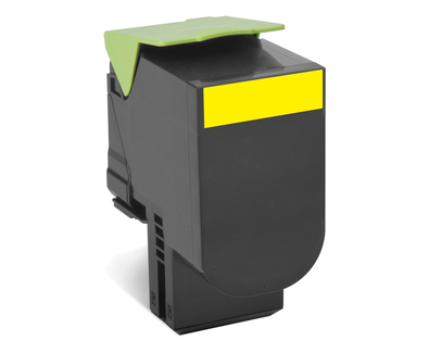 Lexmark 808SY Std Yellow Toner - 2,000 pages