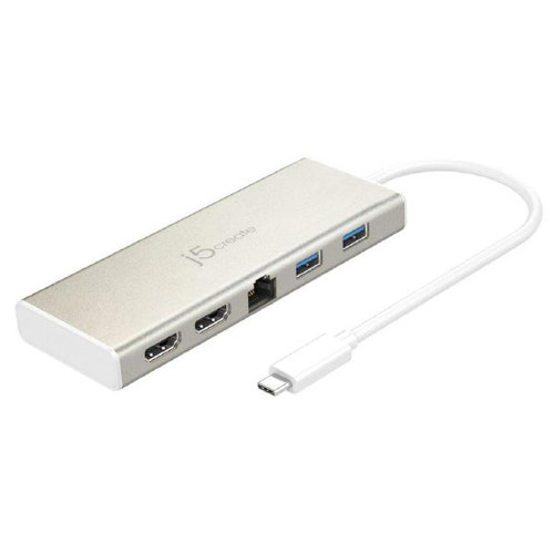 J5create JCD381 USB-C Dual HDMI 2k/4k Mini Dock (USB-C to 2x HDMI, Gigabit Ethernet RJ-45, 2x USB 3.0, USB-C PD2.0) Support dual monitor on Mac M1 M2 J5create JCD381 USB-C Dual HDMI 2k/4k Mini Dock (USB-C to 2x HDMI, Gigabit Ethernet RJ-45, 2x USB 3.0, USB-C PD2.0) Support dual monitor on Mac M1 M2