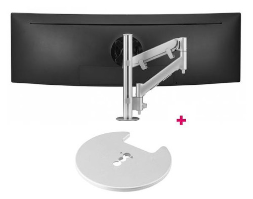 Atdec AWMS-HX40 597mm Dynamic Arm + 400mm Post / 6-14kg (13lb-31lb) Flat Screen, 6-12kg (13lb-26.5lb) Curved Screen + Grommet Clamp DeskFixing, Silver Atdec AWMS-HX40 597mm Dynamic Arm + 400mm Post / 6-14kg (13lb-31lb) Flat Screen, 6-12kg (13lb-26.5lb) Curved Screen + Grommet Clamp DeskFixing, Silver