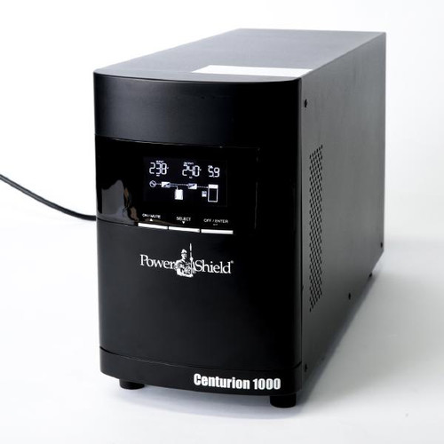 PowerShield PSCE1000 Centurion Tower, 1000VA / 900W Online Double Conversion UPS, 396mm x 145mm x 240mm, 2 Year Advanced Replacement Warranty PowerShield PSCE1000 Centurion Tower, 1000VA / 900W Online Double Conversion UPS, 396mm x 145mm x 240mm, 2 Year Advanced Replacement Warranty