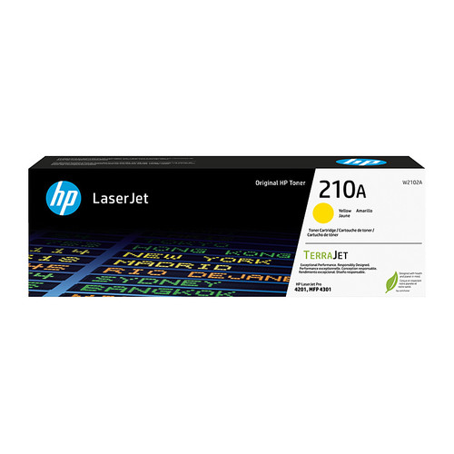 HP 210A Yellow Toner W2102A - 1,800 pages