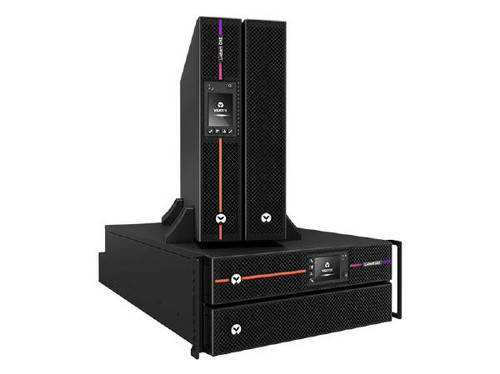 Vertiv Liebert GXE3-6000IRT4UXL, 6000VA 6000W 230V, Double Conversion UPS, 1.0 PF, 4U Tower, Rack-Mountable, Single Phase