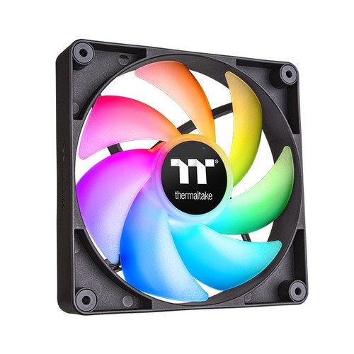 Thermaltake CL-F149-PL12SW-A, CT120 ARGB PC Cooling Fan, Size: 120mm, PWM, Airflow: 57.05CFM, Noise: 25.8dBA, Black, Pack of 2, 2 Year Warranty Thermaltake CL-F149-PL12SW-A, CT120 ARGB PC Cooling Fan, Size: 120mm, PWM, Airflow: 57.05CFM, Noise: 25.8dBA, Black, Pack of 2, 2 Year Warranty
