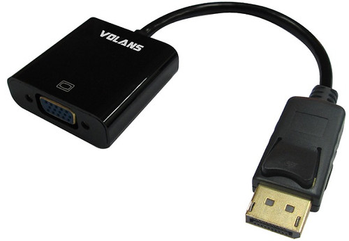 Volans VL-DPVG, DisplayPort to VGA Male to Female Converter, Support VGA, SVGA, XGA, SXGA and UXGA at 162 MHz pixel rate, 1 Year Wty Volans VL-DPVG, DisplayPort to VGA Male to Female Converter, Support VGA, SVGA, XGA, SXGA and UXGA at 162 MHz pixel rate, 1 Year Wty