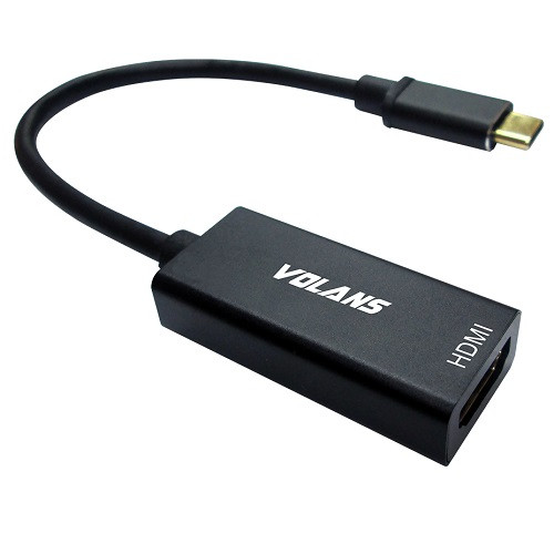 Volans VL-UCHM2, Aluminium USB-C to HDMI Adapter 4K/60Hz (HDR10), 1 Year Warranty