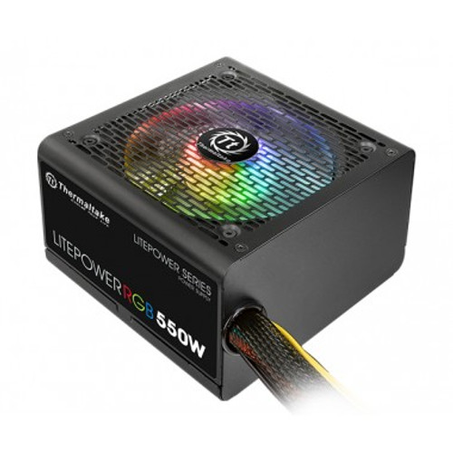 Thermaltake PS-LTP-0550NHSANA-1, Litepower RGB, 550W, Non-Modular, Fan: 120mm, ATX, MTBF: 100,000 Hours, 2 Year Warranty Thermaltake PS-LTP-0550NHSANA-1, Litepower RGB, 550W, Non-Modular, Fan: 120mm, ATX, MTBF: 100,000 Hours, 2 Year Warranty