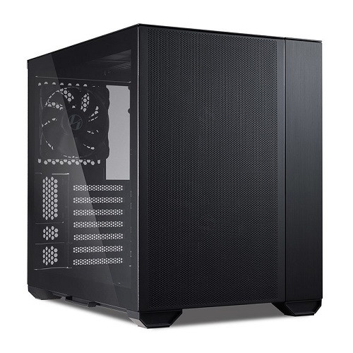 Lian Li PC-O11 AMX, O11 Air Mini Case, Mini-Tower, Tempered Glass, Rear: 2x2.5”or 2x3.5”, Back: 2x2.5”, Side: 2x2.5”or 2x3.5”, Expansion Slot: 7, Motherboard Support: E-ATX/ATX/M-ATX/ITX, Pre-installed Fan: 3x120mm, Black, 1 Year Warranty Lian Li PC-O11 AMX, O11 Air Mini Case, Mini-Tower, Tempered Glass, Rear: 2x2.5”or 2x3.5”, Back: 2x2.5”, Side: 2x2.5”or 2x3.5”, Expansion Slot: 7, Motherboard Support: E-ATX/ATX/M-ATX/ITX, Pre-installed Fan: 3x120mm, Black, 1 Year Warranty
