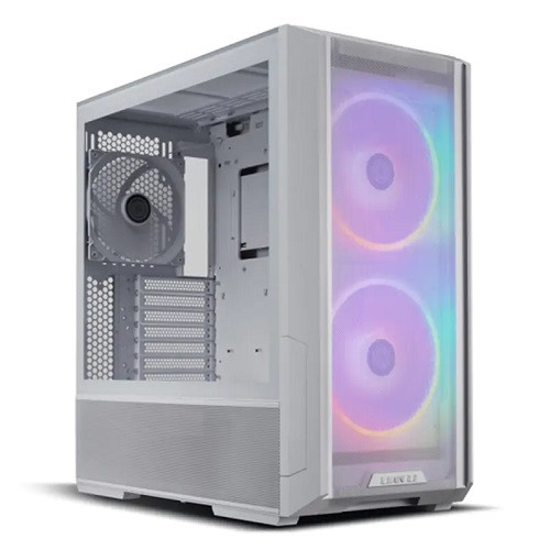 Lian-LI PC-LAN216RW, LanCool 216RW RGB, Mid-tower, Tempered Glass, Drive Bays: 2x3.5", 6x2.5", Expansion Slot: 7, Motherboard Support: E-ATX/ATX/Micro-ATX/Mini-ITX, Pre-Installed Fan: 2x160mm/1x140mm, White, Lian-LI PC-LAN216RW, LanCool 216RW RGB, Mid-tower, Tempered Glass, Drive Bays: 2x3.5", 6x2.5", Expansion Slot: 7, Motherboard Support: E-ATX/ATX/Micro-ATX/Mini-ITX, Pre-Installed Fan: 2x160mm/1x140mm, White,