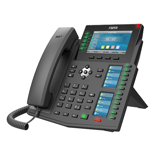 Fanvil X6U Enterprise IP Phone - 4.3' (Video) Colour Screen, 20 Lines, 60 x DSS Buttons, Dual Gigabit NIC, Built in Bluetooth, *SBC Ready