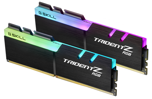 G.SKILL F4-3600C18D-32GTZR 32GB (2 x 16GB)/ PC4-28800 / DDR4 3600 Mhz/ Timings 18-22-22-42/ Voltage 1.35V/ Trident Z RGB