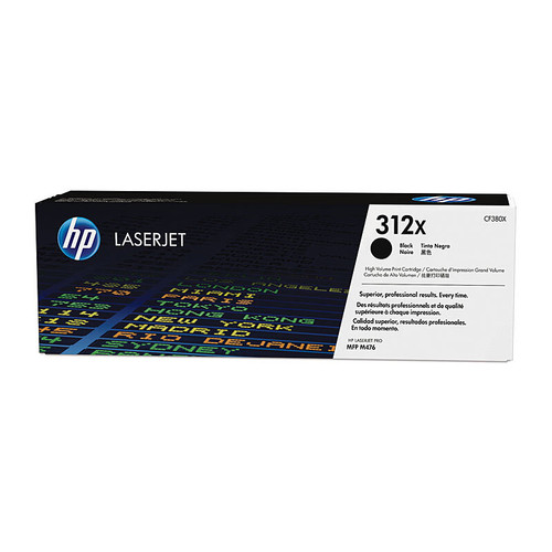 HP No. 312X Black Toner Toner Cartridge - 4,400 pages
