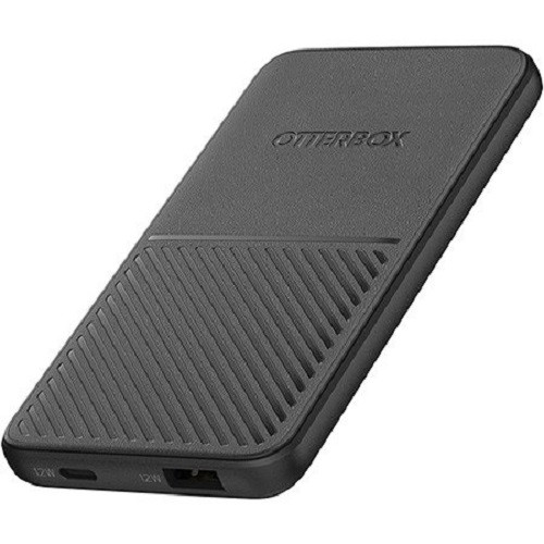 OtterBox 5K mAh Power Bank - Dark Grey (78-80641), Dual Port USB-C (12W) & USB-A (12W), Includes USB-C Cable (15CM), Durable, Perfect for Travel OtterBox 5K mAh Power Bank - Dark Grey (78-80641), Dual Port USB-C (12W) & USB-A (12W), Includes USB-C Cable (15CM), Durable, Perfect for Travel