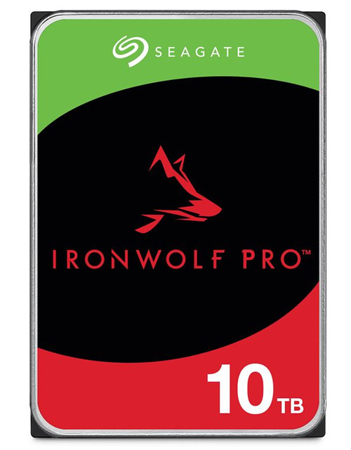 Seagate 10TB 3.5' IronWolf Pro NAS SATA Hard Drive (ST10000NT001) -5-year limited warranty -6Gb/s Connector - CMR Recording Technology Seagate 10TB 3.5' IronWolf Pro NAS SATA Hard Drive (ST10000NT001) -5-year limited warranty -6Gb/s Connector - CMR Recording Technology
