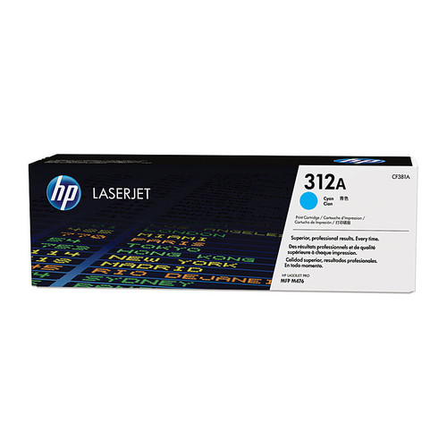 HP No. 312A Cyan Toner Toner Cartridge - 2,700 pages HP No. 312A Cyan Toner Toner Cartridge - 2,700 pages