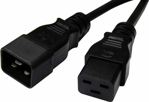 8Ware Power Extension Cable Lead 1m 15A IEC-C19 to IEC-C20 Male to Female for UPS PDU PC Servers Rack-mount Power Distribution Units 8Ware Power Extension Cable Lead 1m 15A IEC-C19 to IEC-C20 Male to Female for UPS PDU PC Servers Rack-mount Power Distribution Units