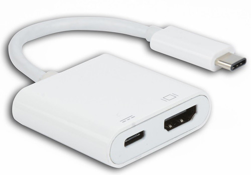 8Ware USB Type-C to HDMI Adapter Cable with Type-C Charging Port - Up to 60W