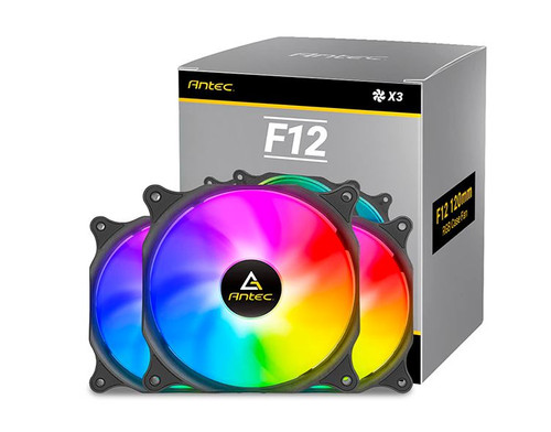 Antec F12 Racing ARGB 3PK with ARGB and PWM Controller. Full Spectrum ARGB lighting and efficient cooling. Visual appealing 120mm x 3 Case Fan. Antec F12 Racing ARGB 3PK with ARGB and PWM Controller. Full Spectrum ARGB lighting and efficient cooling. Visual appealing 120mm x 3 Case Fan.