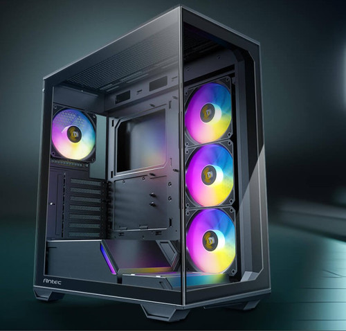 Antec C3 ARGB Black ATX, 270 Degrees Full View, 4x ARGB PWM Fans with control, 36CM top, 24cm Front. Cable Management, GPU 41.5 CM. Ultra Gaming Case Antec C3 ARGB Black ATX, 270 Degrees Full View, 4x ARGB PWM Fans with control, 36CM top, 24cm Front. Cable Management, GPU 41.5 CM. Ultra Gaming Case