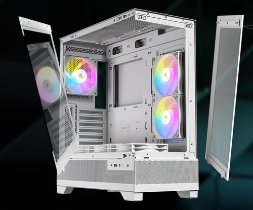 Antec CX700 ARGB White, ATX, USB 3.0 and Type-C 3.2 Gen 2, Tool Free Panels, Vertical Cooling, 3x 120mm ARGB Fans, Gaming Case Antec CX700 ARGB White, ATX, USB 3.0 and Type-C 3.2 Gen 2, Tool Free Panels, Vertical Cooling, 3x 120mm ARGB Fans, Gaming Case