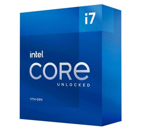 Intel i7-11700K CPU 3.6GHz (5.0GHz Turbo) 11th Gen LGA1200 8-Cores 16-Threads 16MB 125W UHD Graphics 750 Unlocked Retail Box 3yrs no Fan Intel i7-11700K CPU 3.6GHz (5.0GHz Turbo) 11th Gen LGA1200 8-Cores 16-Threads 16MB 125W UHD Graphics 750 Unlocked Retail Box 3yrs no Fan