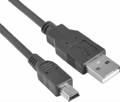 Astrotek USB 2.0 Cable 1m - Type A Male to Mini B 5 pins Male Black Colour RoHS