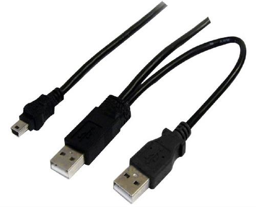 Astrotek USB 2.0 Y Splitter Cable - Type A Male to Mini B 5 pins 1m + USB Type A Male 2m Black Colour Power Adapter Hub Charging 20cm Astrotek USB 2.0 Y Splitter Cable - Type A Male to Mini B 5 pins 1m + USB Type A Male 2m Black Colour Power Adapter Hub Charging 20cm