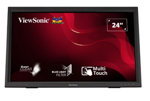 ViewSonic 24' TD2423 IR 10 Point Touch Advanced Ergonomics, Magnetic Pen Holder, 40 degrees Tilt, 7H Hardness VESA 100, Glove, Multi OS Touch Monitor ViewSonic 24' TD2423 IR 10 Point Touch Advanced Ergonomics, Magnetic Pen Holder, 40 degrees Tilt, 7H Hardness VESA 100, Glove, Multi OS Touch Monitor