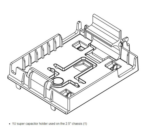 Lenovo ThinkSystem SR645 Supercap Holder Kit on 2.5' Chassis Lenovo ThinkSystem SR645 Supercap Holder Kit on 2.5' Chassis