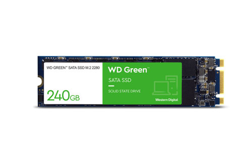 Western Digital WD Green 240GB M.2 2280 SSD 545R/430W MB/s 80TBW 3D NAND 3 Years Warranty ~WDS240G2G0B Western Digital WD Green 240GB M.2 2280 SSD 545R/430W MB/s 80TBW 3D NAND 3 Years Warranty ~WDS240G2G0B