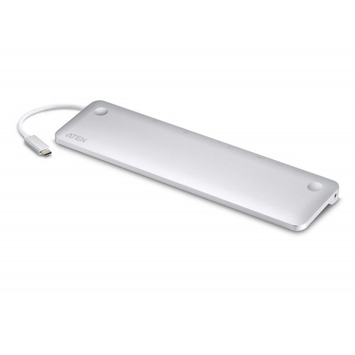 Aten Multiport Mini Dock USB-C, 3x USB 3.1 Gen 1 Ports, USB-C Power Pass through, DP/HDMI/VGA Display Ports, SD/MicroSD Slots, Gigabit Ethernet RJ45, Aten Multiport Mini Dock USB-C, 3x USB 3.1 Gen 1 Ports, USB-C Power Pass through, DP/HDMI/VGA Display Ports, SD/MicroSD Slots, Gigabit Ethernet RJ45,