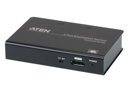 Aten Video Splitter 2 Port DisplayPort 4K Splitter, 4096x2160 / 3840x2160@60Hz, Supports Extend Mode & Split Mode Aten Video Splitter 2 Port DisplayPort 4K Splitter, 4096x2160 / 3840x2160@60Hz, Supports Extend Mode & Split Mode