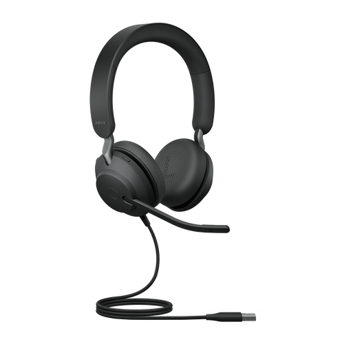 Jabra Evolve2 40 SE Wired USB-A UC Stereo Headset, 360° Busy Light, Noise Isolationg Ear Cushions, 2Yr Warranty Jabra Evolve2 40 SE Wired USB-A UC Stereo Headset, 360° Busy Light, Noise Isolationg Ear Cushions, 2Yr Warranty