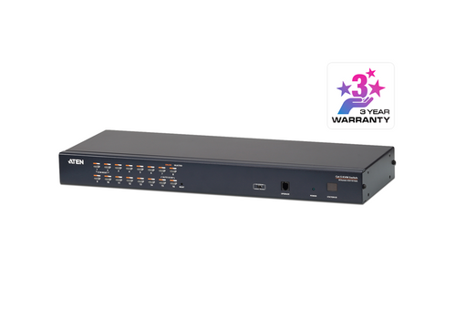 Aten Rackmount KVM Switch 16 Port Multi-Interface Cat 5, KVM Cables NOT Included, Daisy Chainable for up to 512 Devices, Aten Rackmount KVM Switch 16 Port Multi-Interface Cat 5, KVM Cables NOT Included, Daisy Chainable for up to 512 Devices,