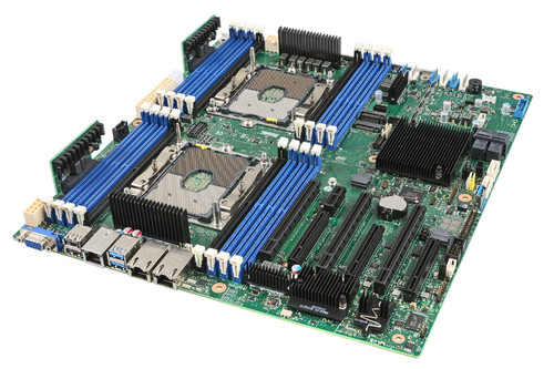 INTEL S2600STBR Server Motherboard, Dual 3647, C624, 16xDIMM, 2x10GbE, PCIe x16, SSI EEB INTEL S2600STBR Server Motherboard, Dual 3647, C624, 16xDIMM, 2x10GbE, PCIe x16, SSI EEB