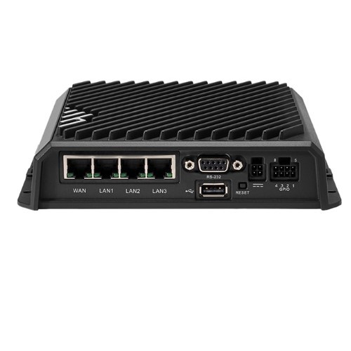 Cradlepoint R1900 Mobile Ruggedized Router, 5G Low/Mid-Band, Advanced Plan, 4x SMA cellular connectors, 4x GbE Ports, Dual SIM, 3 Year NetCloud Cradlepoint R1900 Mobile Ruggedized Router, 5G Low/Mid-Band, Advanced Plan, 4x SMA cellular connectors, 4x GbE Ports, Dual SIM, 3 Year NetCloud