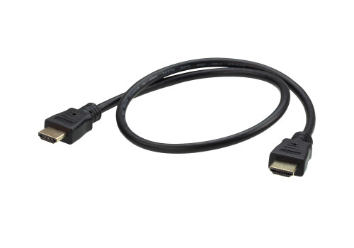Aten 0.6m 4K HDMI High Speed Ethernet cable, supports up to 4096 x 2160 @ 60Hz, High quality tinned copper wire with Gold-plated connectors Aten 0.6m 4K HDMI High Speed Ethernet cable, supports up to 4096 x 2160 @ 60Hz, High quality tinned copper wire with Gold-plated connectors