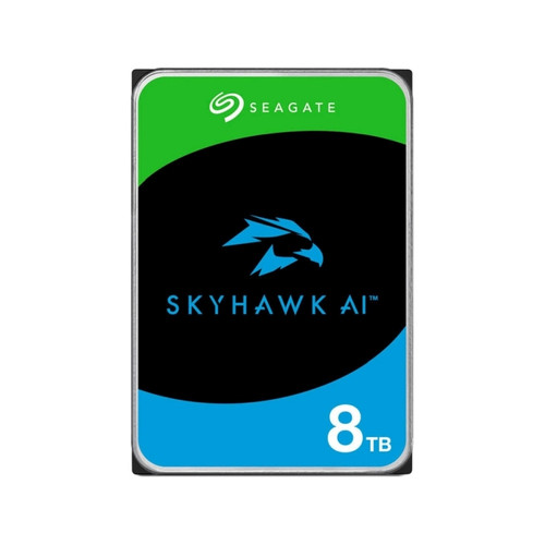 Seagate 8TB 3.5' SkyHawk Surveillance AI, SATA3 6Gb/s,16 AI streams,256MB Cache 24x7 HDD ST8000VE001,  3 Years Warranty