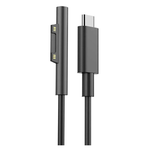 Generic USB-C To Microsoft Surface Laptop Cable (1.5M) Black - Surface Pro, Surface Go, Surface Book, Magnetic Connection, Support USB-PD Generic USB-C To Microsoft Surface Laptop Cable (1.5M) Black - Surface Pro, Surface Go, Surface Book, Magnetic Connection, Support USB-PD