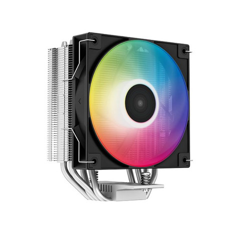 DeepCool AG400 LED CPU Cooler 4 Heat Pipes, 6 Colour LED, 120mm PWM Fan, Intel LGA1700/1200/1151/1150/1155 AMD AM5/AM4 DeepCool AG400 LED CPU Cooler 4 Heat Pipes, 6 Colour LED, 120mm PWM Fan, Intel LGA1700/1200/1151/1150/1155 AMD AM5/AM4
